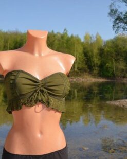 bustier-mit-spitze-grün