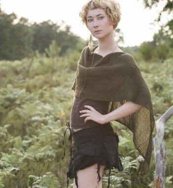 poncho-boho-bohemian-gruen
