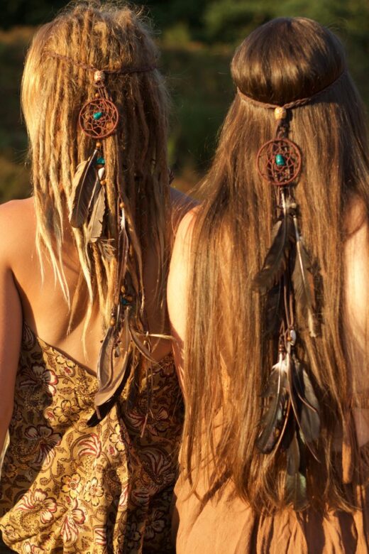 hippie-haar-schmuck-festival