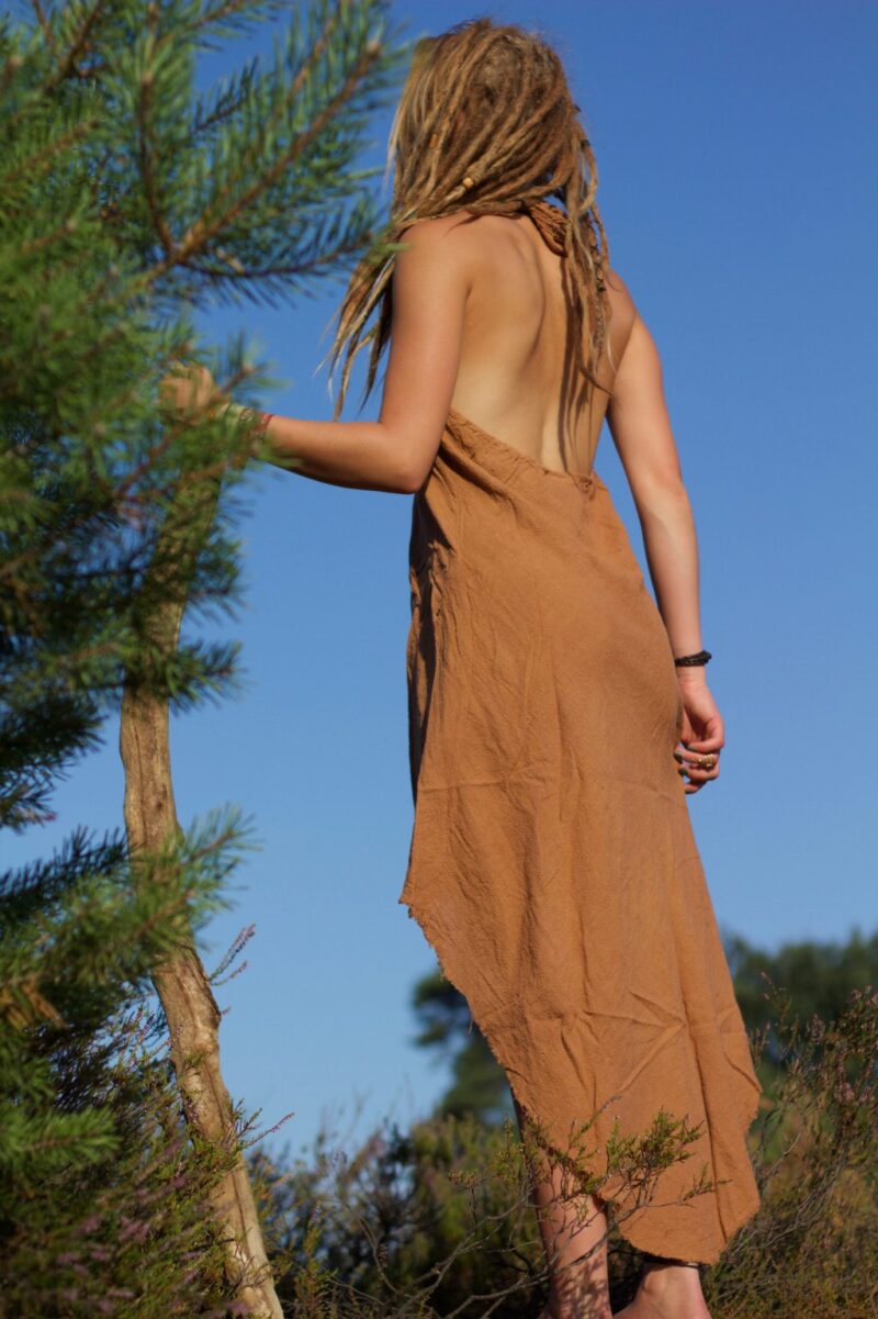 kleid-hippie-psy-festival-boho-erdfarben