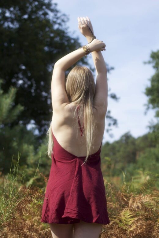 kleid-hippie-rot-natural