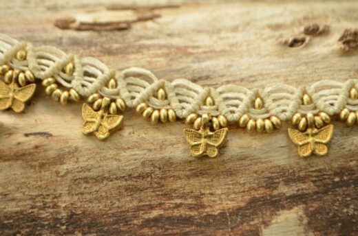 fuss-kette-makrame-schmetterling-boho-hippie-flower