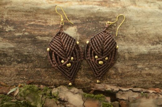 hippie-schmuck-makrame-ohrringe-braun-messing