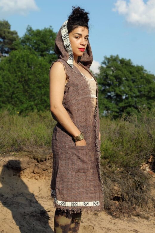 poncho-mit-hoodie-natural-style-goa-psy-hippie-erdfarben