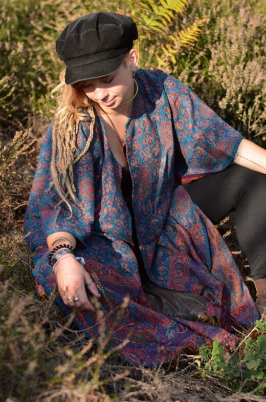 poncho-paisley-blumen-hippie-boho-tuerkis-rosa