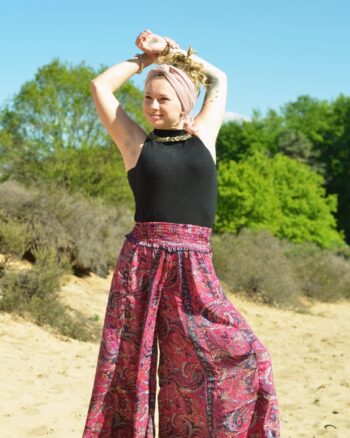 hose-hippie-boho-paisley-muster-pink
