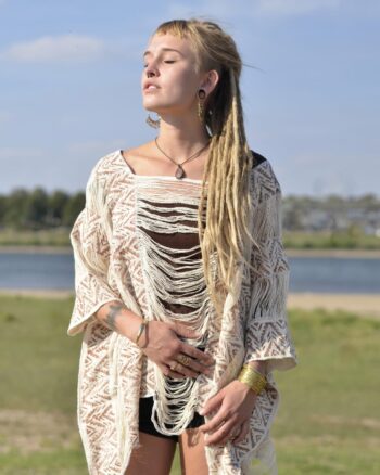 chrochet-poncho-natural-blockprint