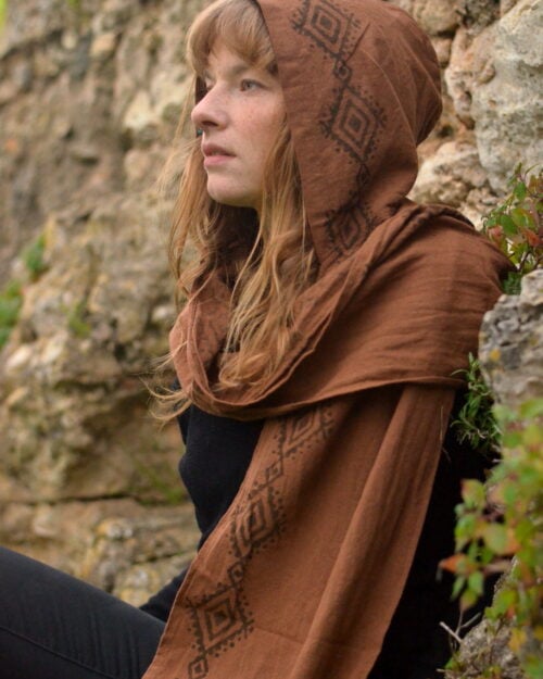 kapuzen-schal-rost-farben-hippie-natural-style