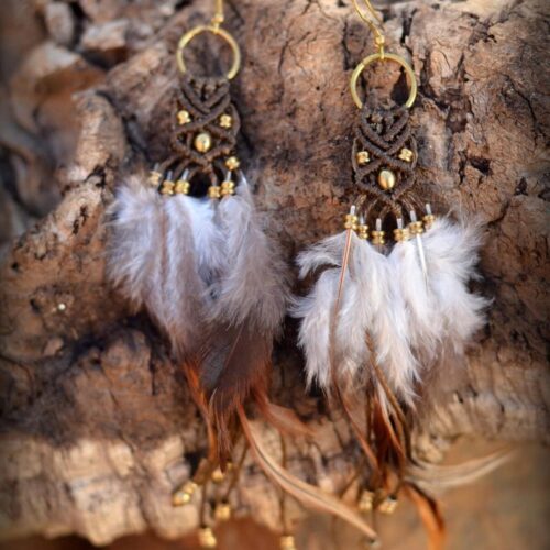 feder-ohrringe-makrame-style-festivalmode