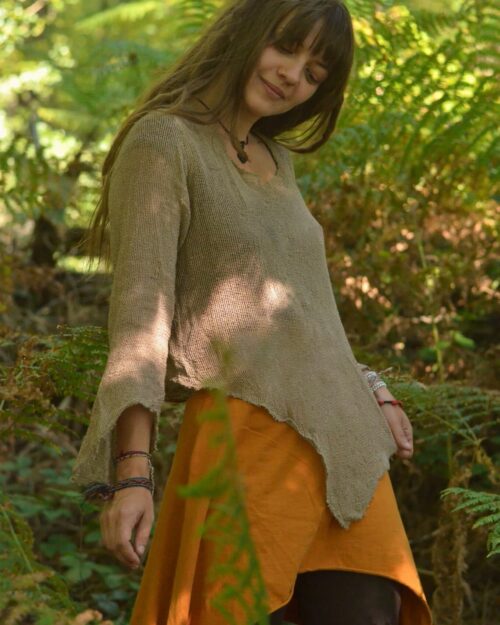 zipfel-pullover-beige-crochet-erdfarben
