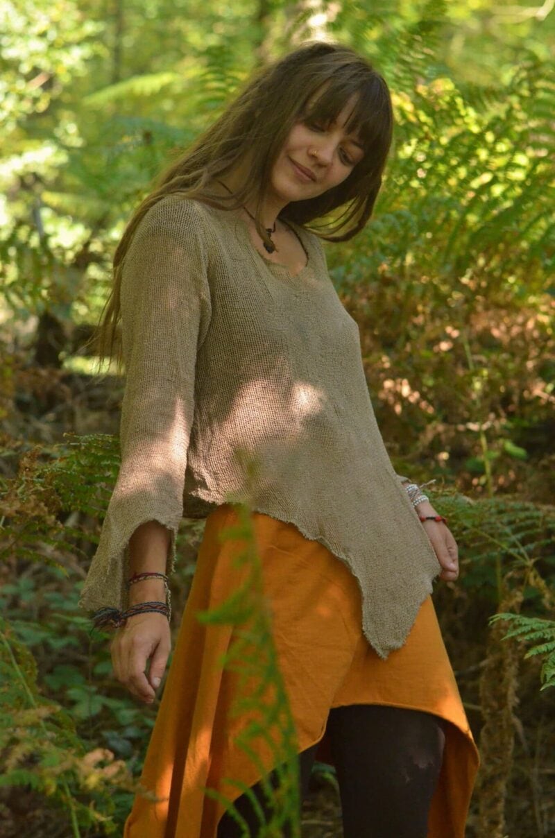 zipfel-pullover-beige-crochet-erdfarben
