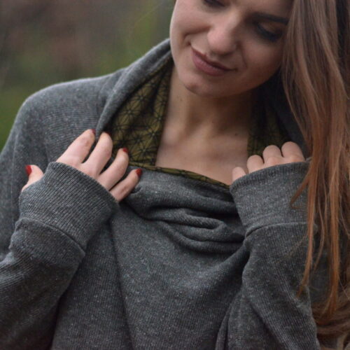 pullover-hoodie-kragen-olive-gruen