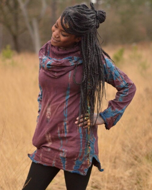batik-kleid-kurz-hoodie-psytrance-mode