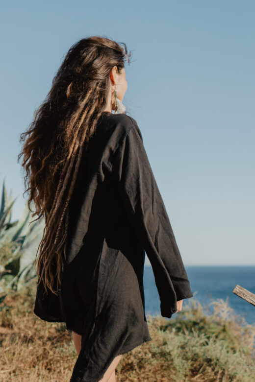 lagenkleid-hippie-look-schwarz