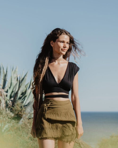 knoten-bustier-schwarz-festival-kleidung
