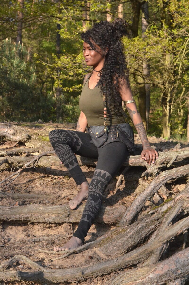 leggings-blockprint-schwarz