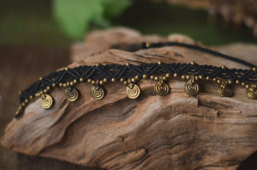 makrame-fußkette-ethnostyle-schwarz