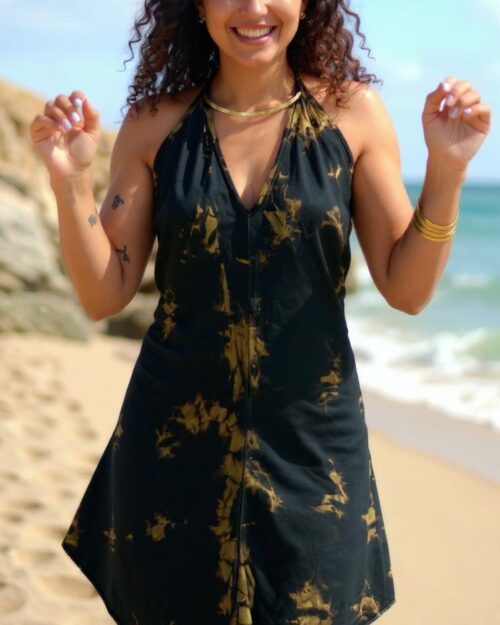 stretch-sommer-kleid-batik-schwarz