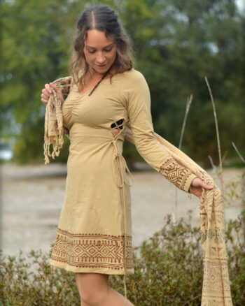 hippie-kleid-lange-beige-boho
