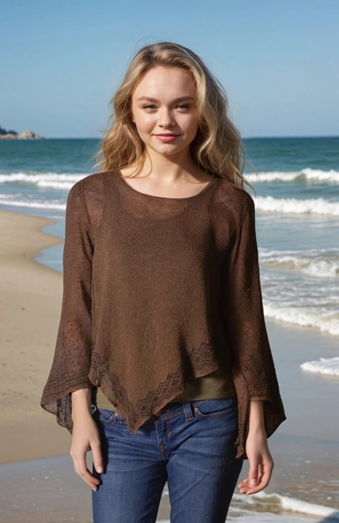 zipfel-pullover-chrochet-look-braun