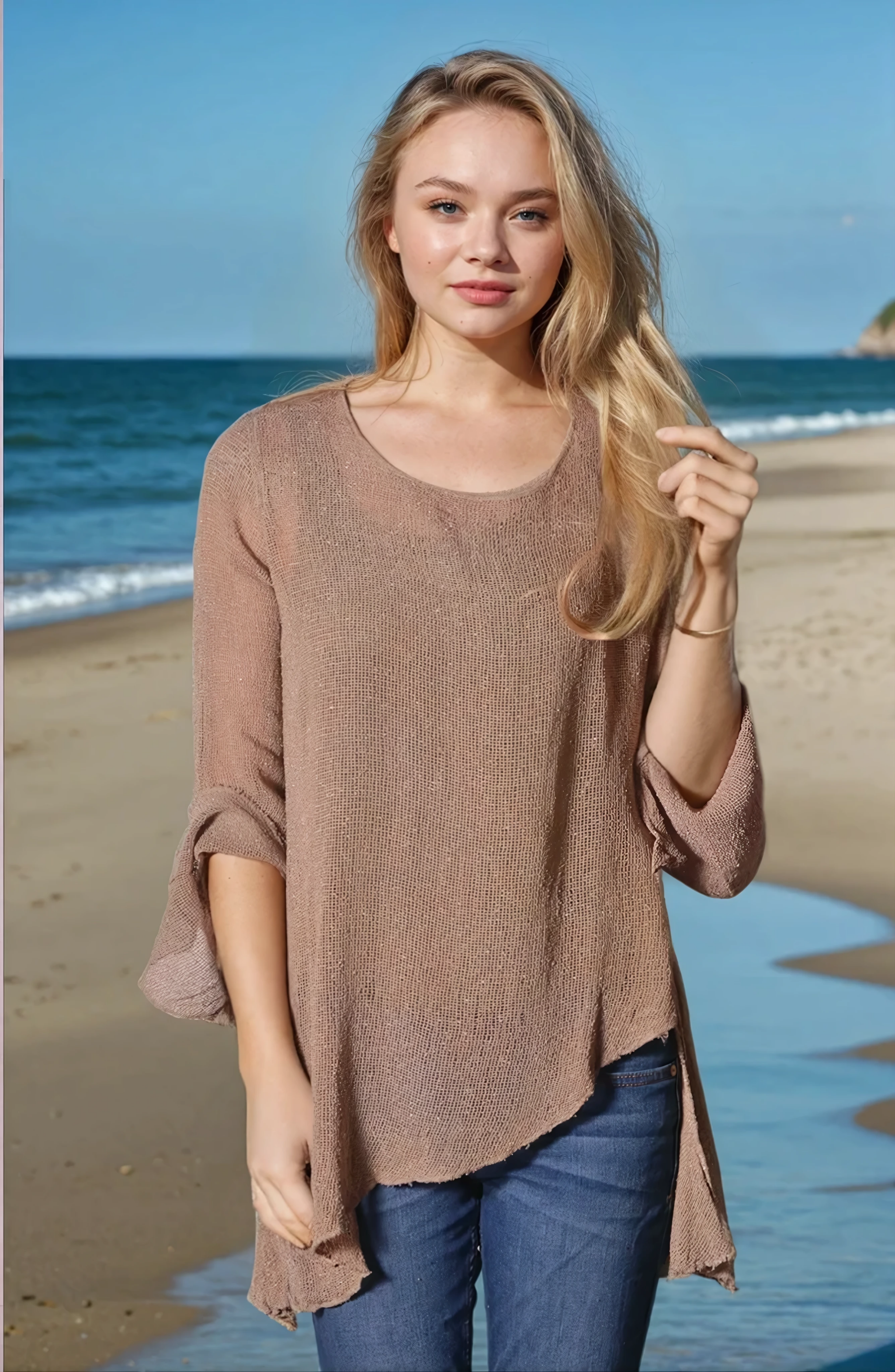 zipfel-pullover-netz-optik-beige