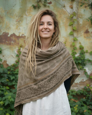 tuch-spiralen-muster-spirituelle-kleidung
