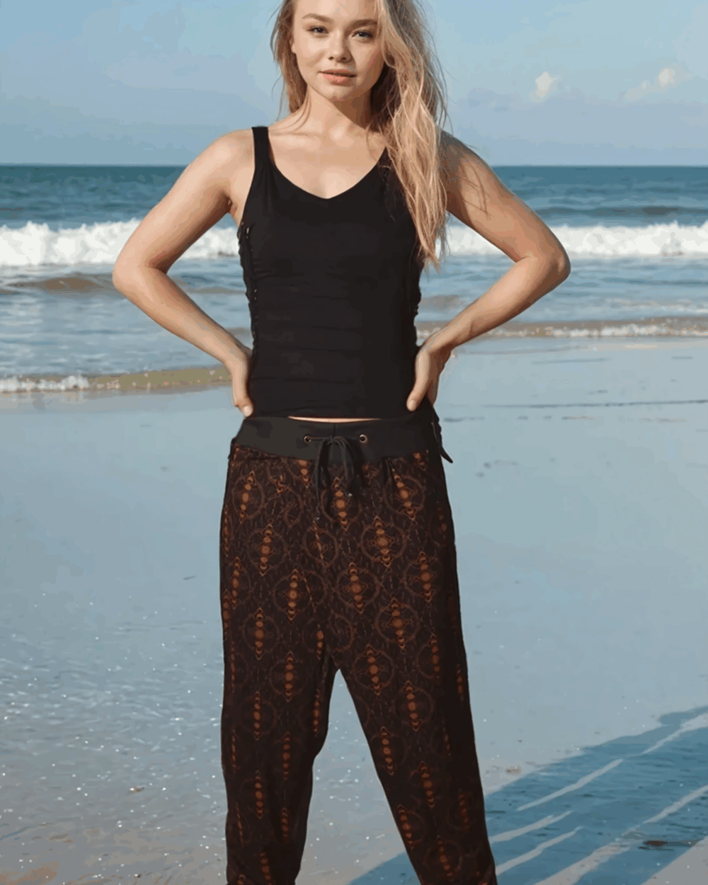 hose-mit-mond-muster-yoga-kleidung