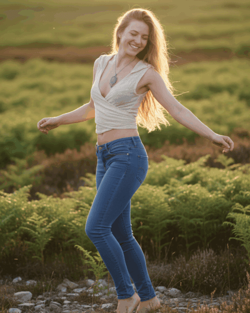 hippieoutfit-weisses-top-bauchfrei
