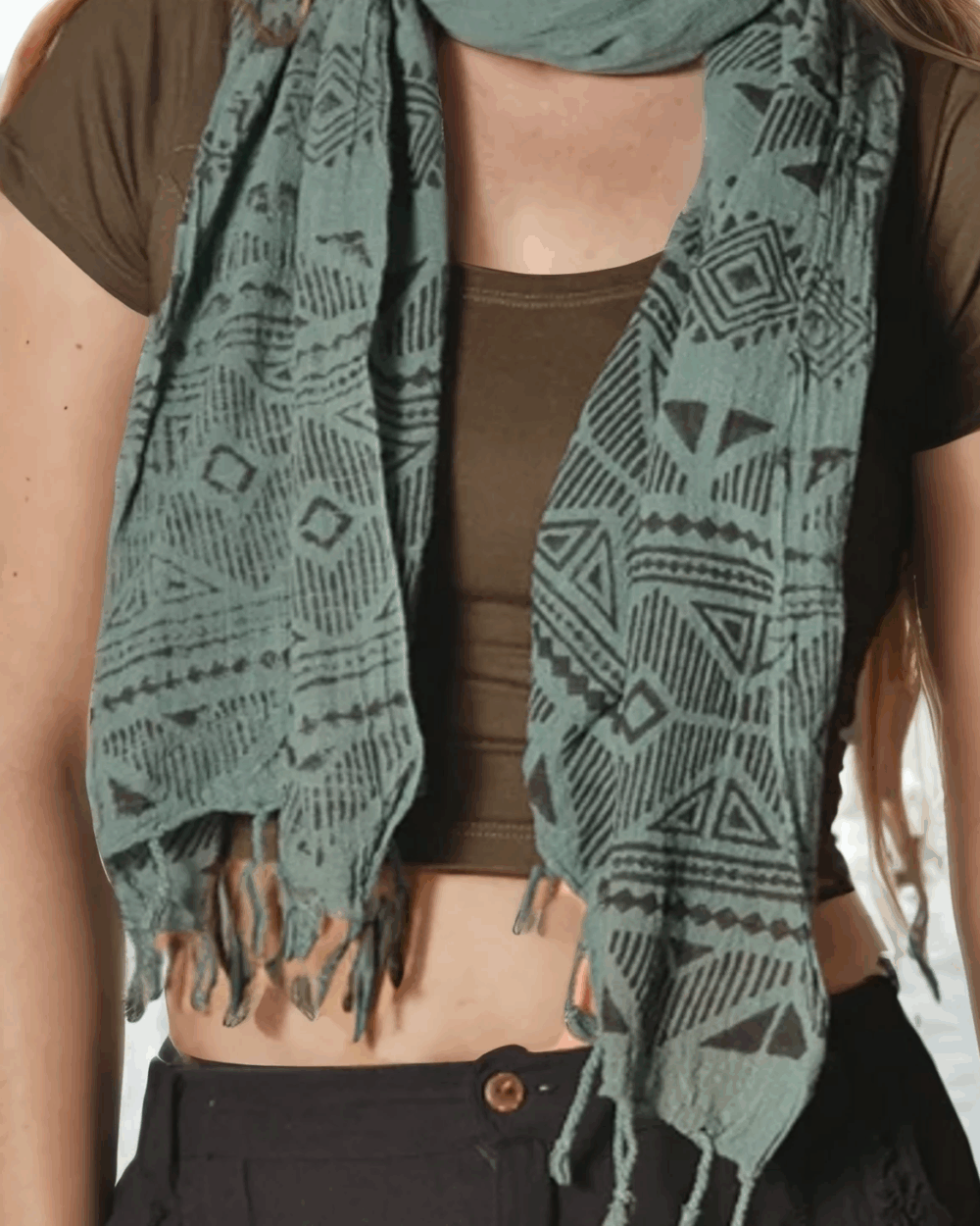 hippie-outfit-tuch-ethno-muster-petrol