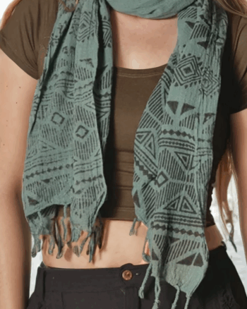 hippie-outfit-tuch-ethno-muster-petrol