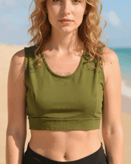 bauchfreies-top-gruen-stretch
