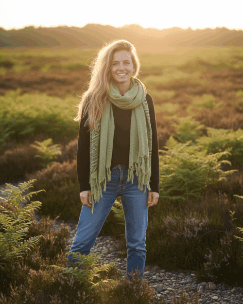 netz-schal-tribal-look-stammes-muster