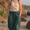 pumphose-petrol-sommer-outfit