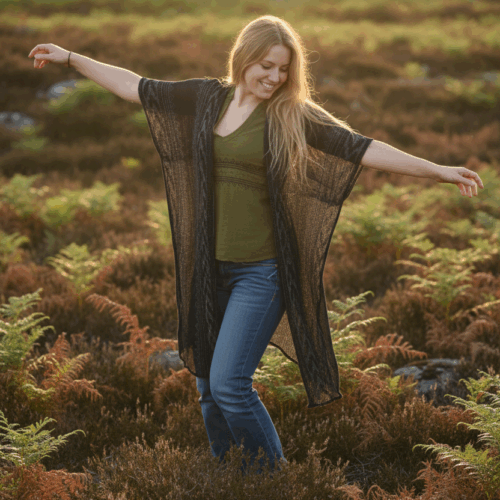 poncho-hippie-tribal-look-schwarz-grunge