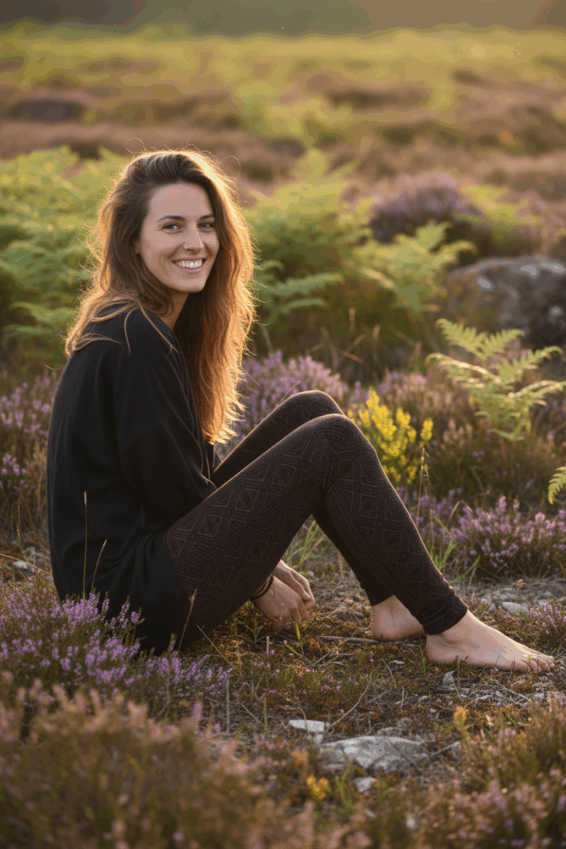 alternative-leggings-gemustert-schwarz