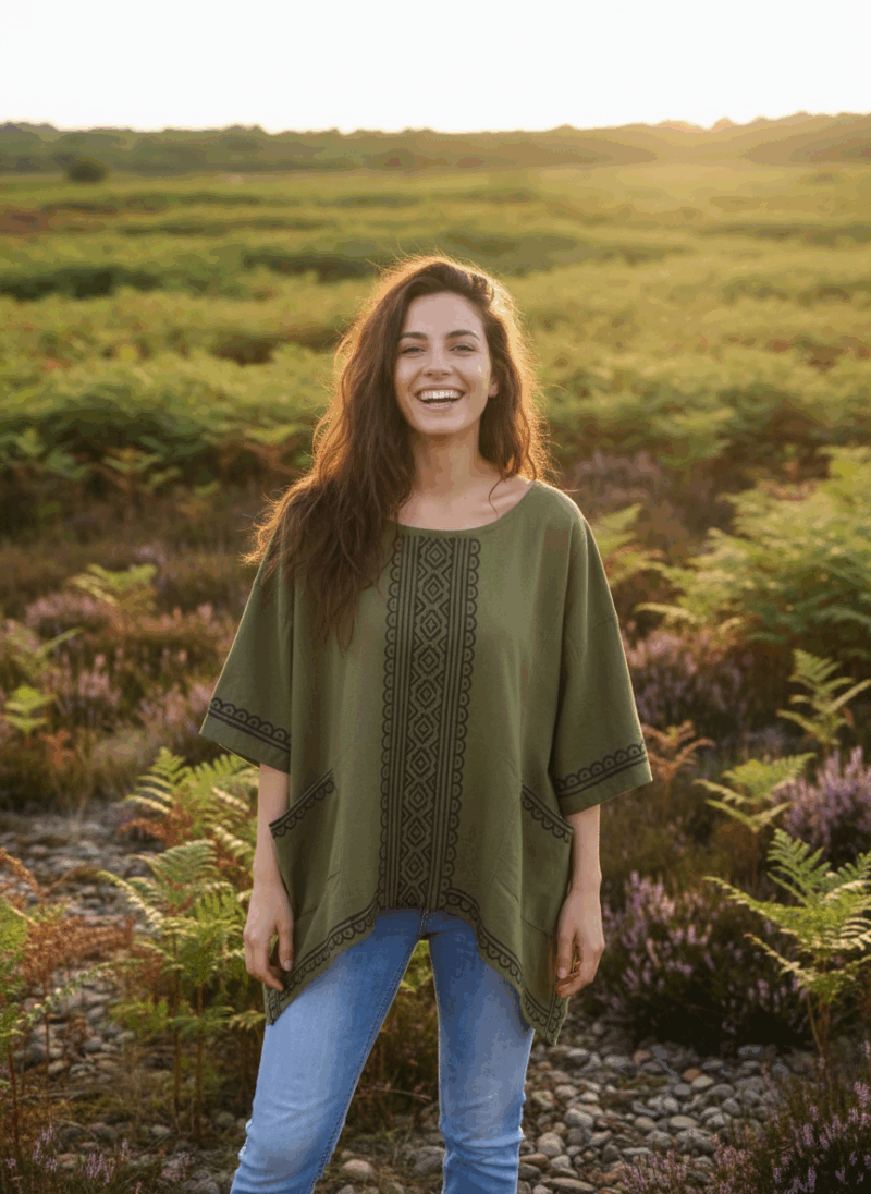 herbst-mode-hippie-outfit-gruen