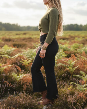 Schlaghose -schwarz-