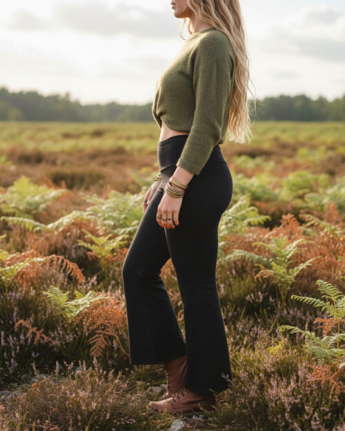 Schlaghose -schwarz-