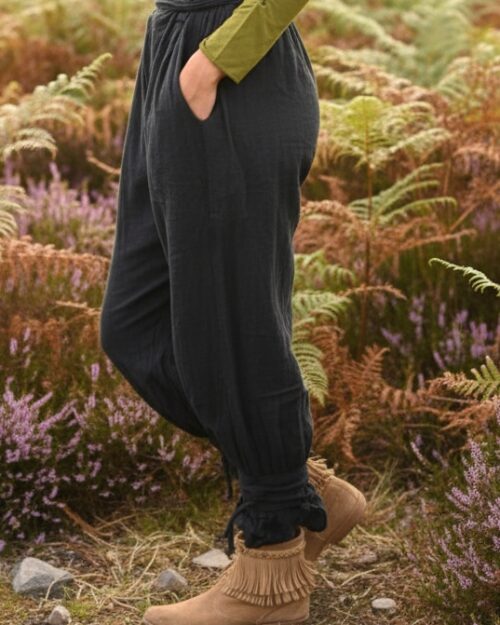 tunnel-hose-hippie-style-schwarz