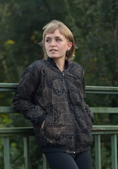 Winter Jacke mit Fleece "Sacred Geometry"