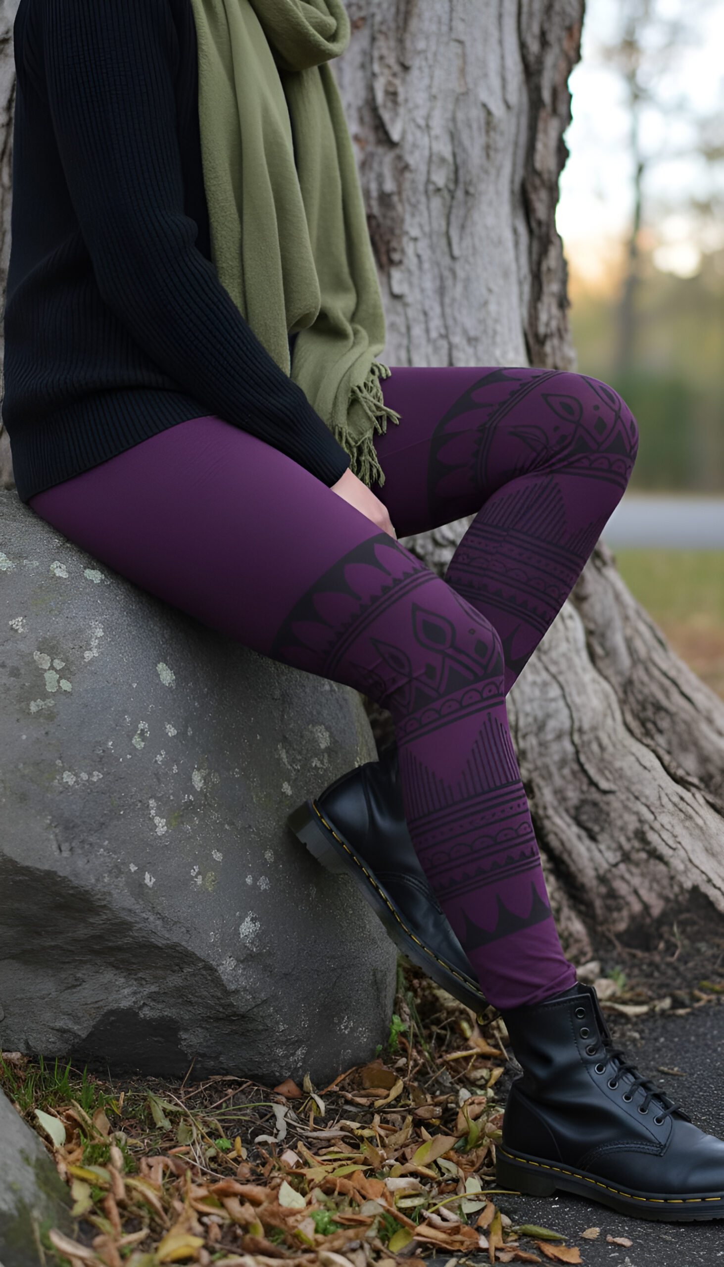 alternative-leggings-mit-mustern-lila