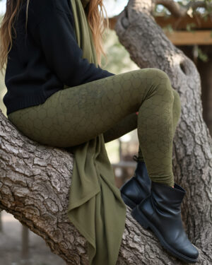 leggings-hippie-look-gruen-gemustert