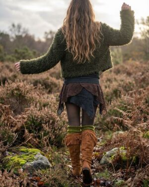 rock-hippie-look-fetzen-kleidung-schwarz