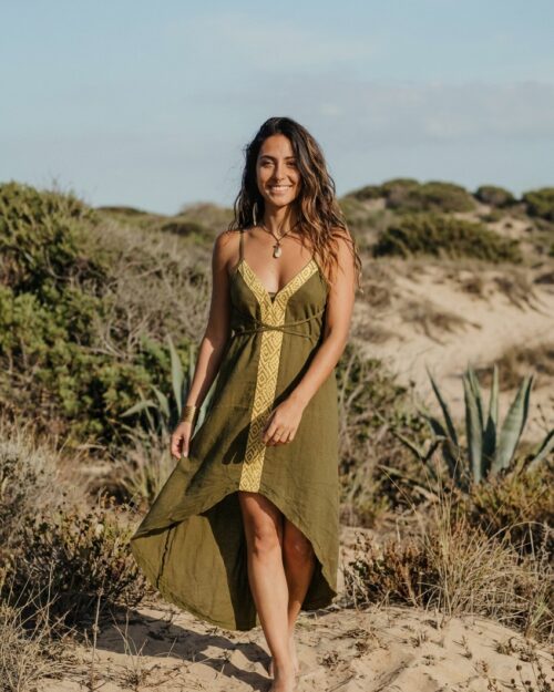 hippie-outfit-sommerkleid-olive
