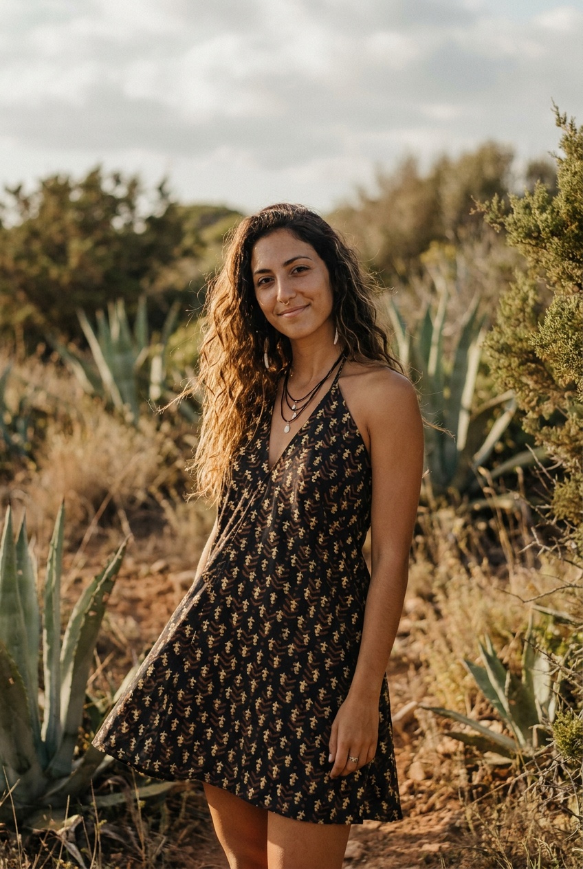 neckholder-kleid-hippie-chic