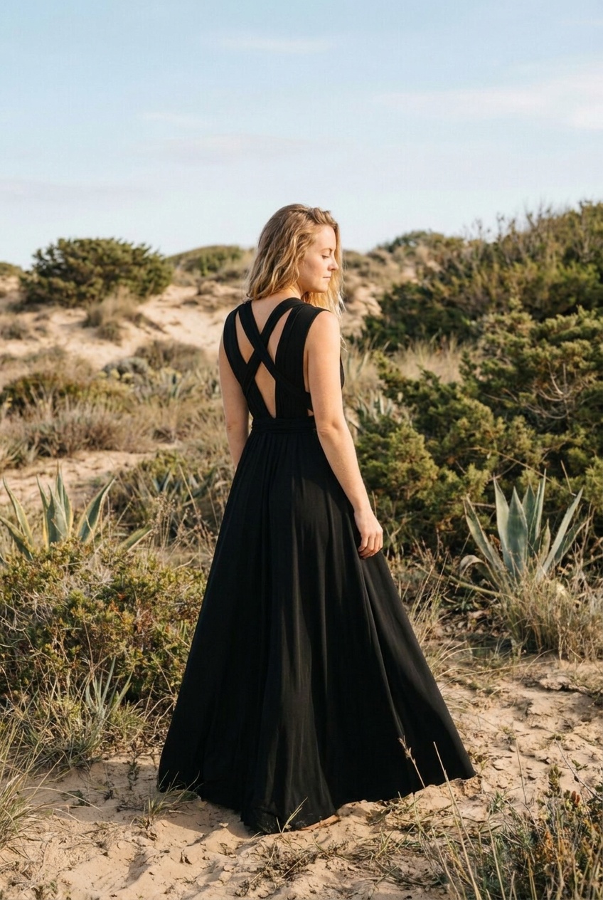 alternatives-kleid-hippie-outfit-schwarz